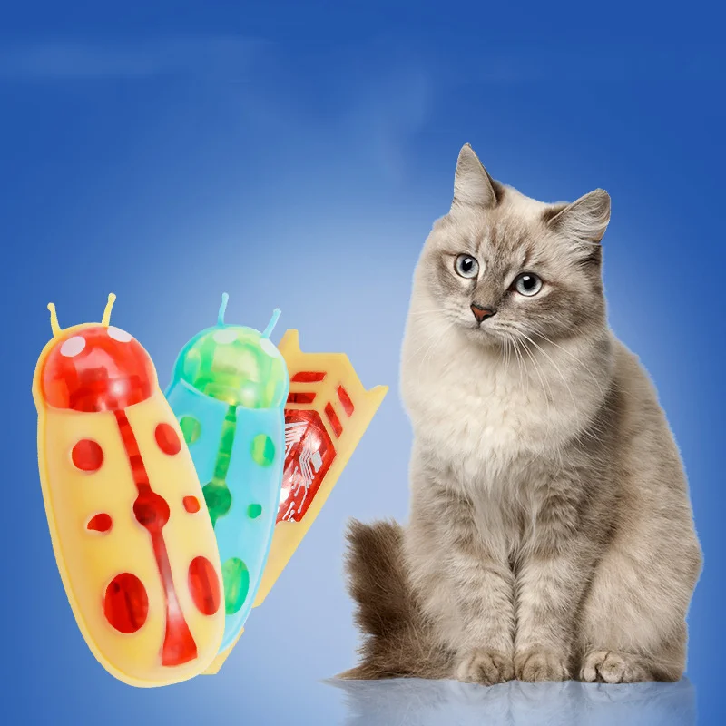 

Электрическая игрушка для кошек и насекомых, препятствие для выхода кошек, автоматическая игрушка-флип, работающая от батареек, вибрация, насекомое, игрушка для домашних животных, забавные мини-игрушки