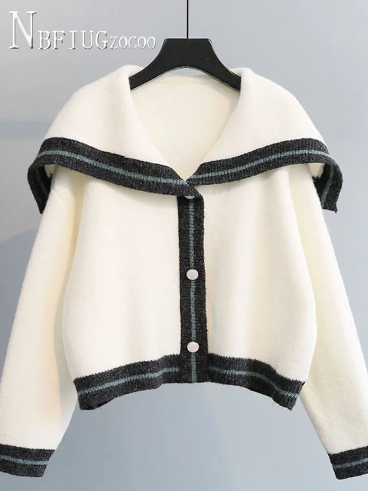 

Теплый однобортный женский кардиган, короткий свитер, уличная одежда, утепленный шикарный топ