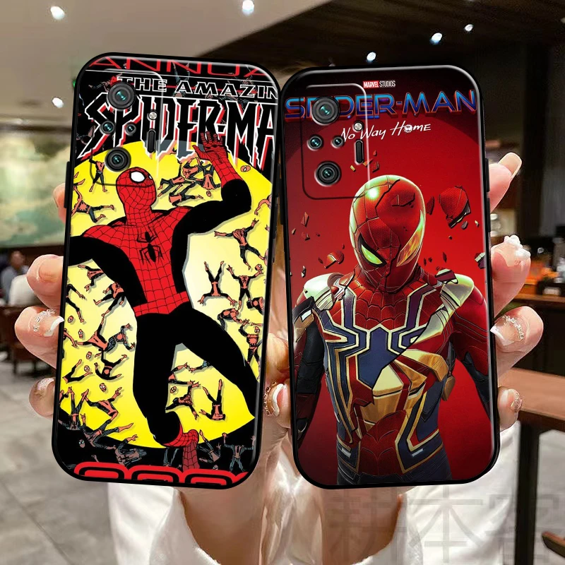 

Spider-Man: No Way Home Phone Case For Xiaomi Redmi Note 9T 9S 9 Pro Max 10 10X 10 Pro 10T 10S 5G Coque Silicone Cover Back