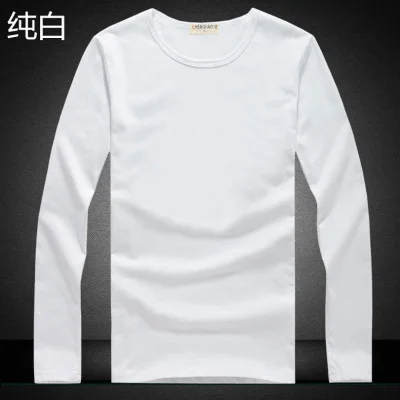 

LI1083-46.66 Shirts Plain Long Sleeve T Shirt Men Shirt Armor Summer