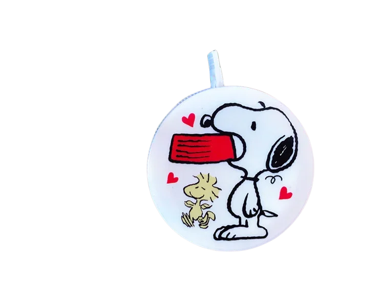 

Мини-измерительная лента Snoopy, 1,5 м, измерительные ножки, обхват талии, груди, линейка для одежды, Автоматические выдвижные инструменты, мини-измерительная лента