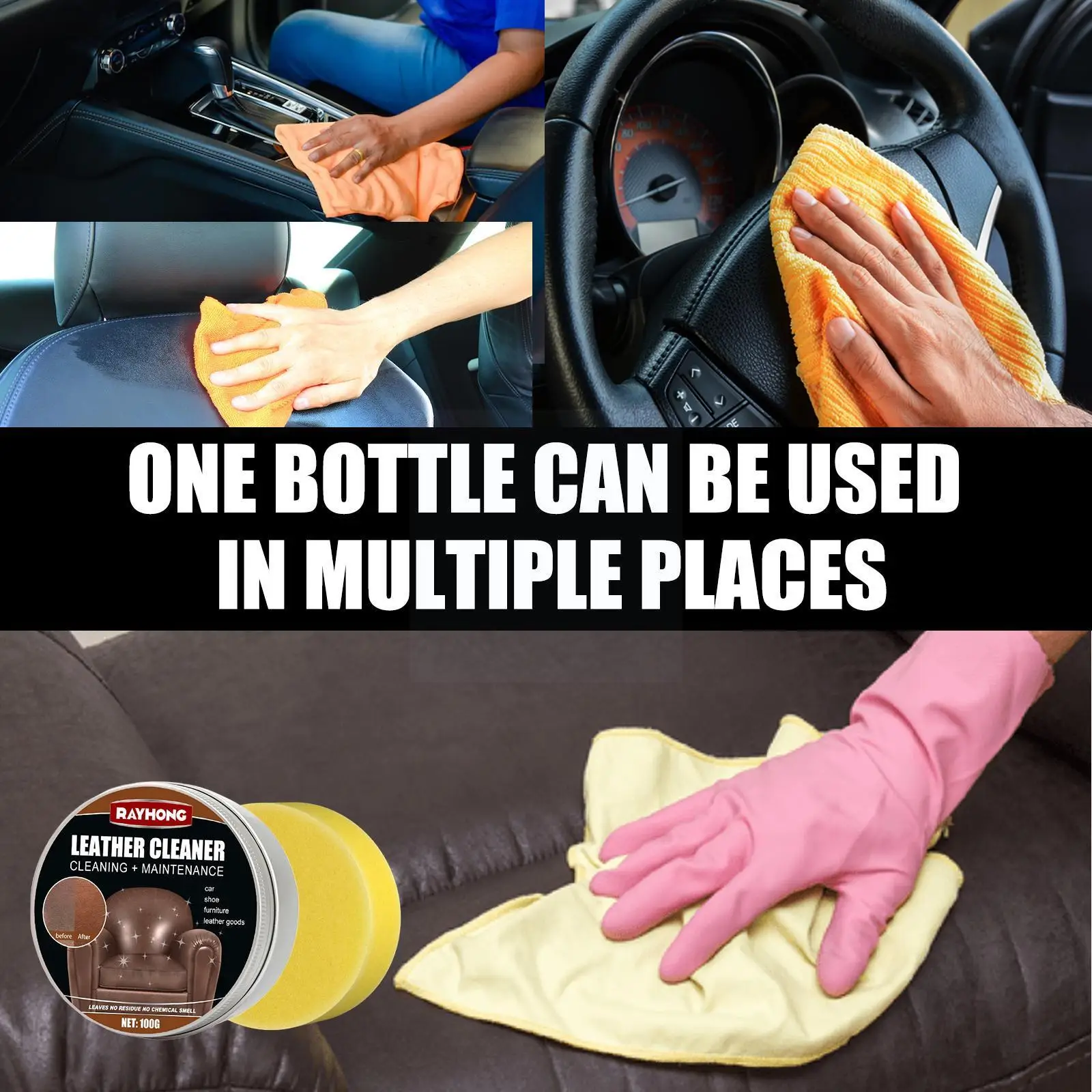 

Leather Repair Cream Car Care Kit Liquid Leather Skin Auto Sofa Refurbish Tool Restoration Scratch Coats Holes Seat Repair D2L9