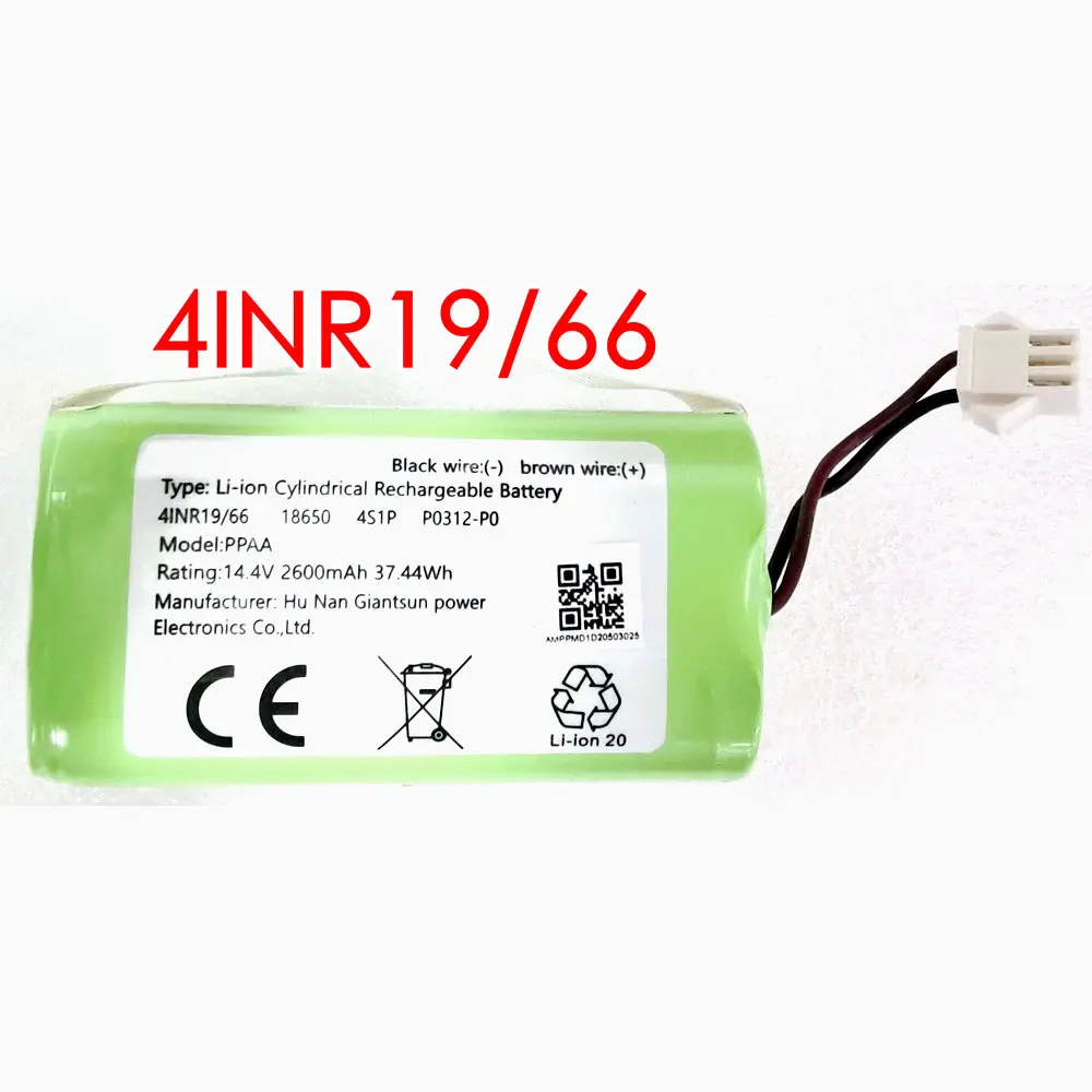 4INR19/66 18650 4S1P P0312-P0 PPAA GSP литиевая батарея для подметального робота ECOVACS CEN360 CEN361 DN620