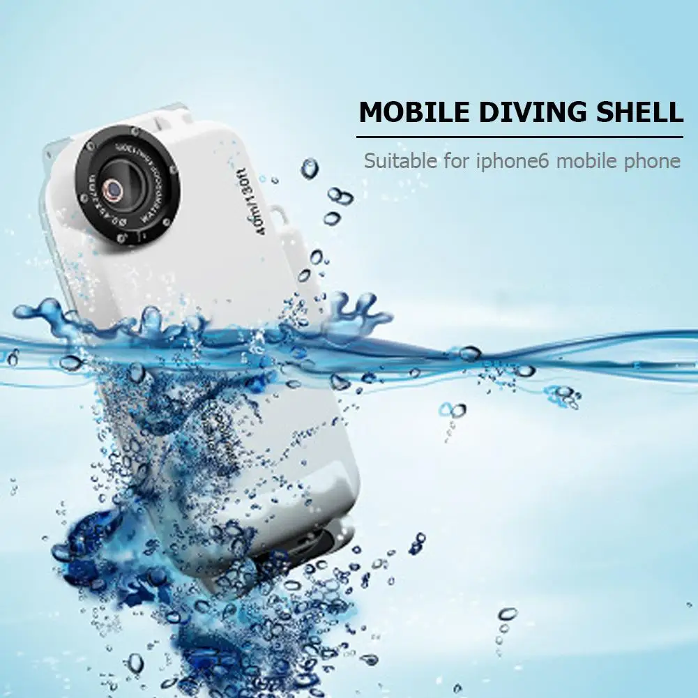 

Waterproof Sealed Case Shockproof Diving Swimming Cover Frame for iPhone 7/7P Suitable for Underwater Photography 175*90*35mm