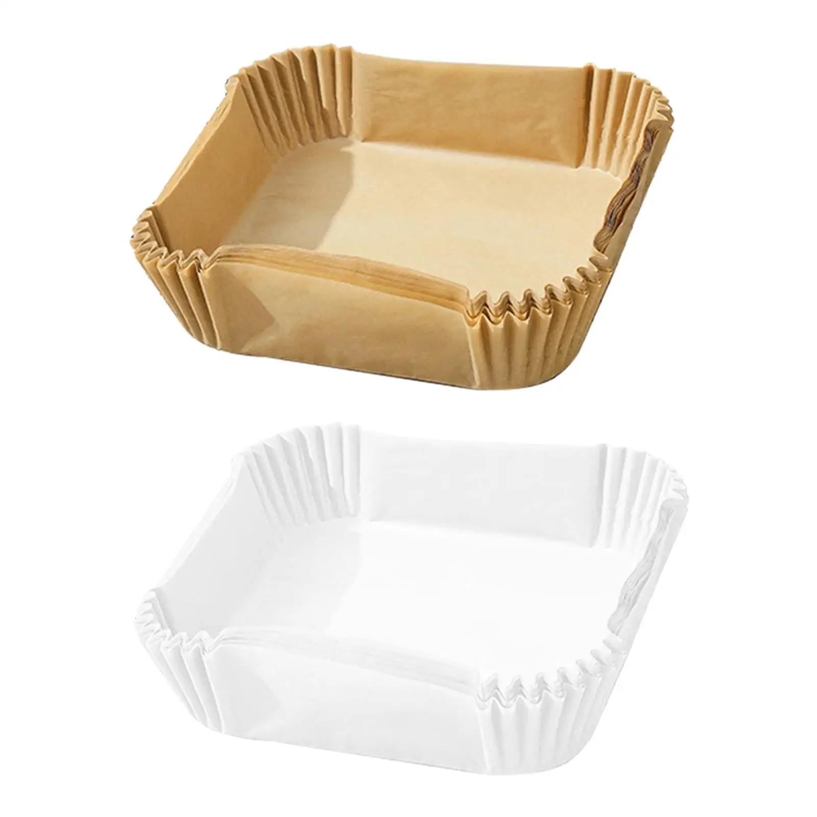 

30 шт., одноразовые бумажные вкладыши для жарки