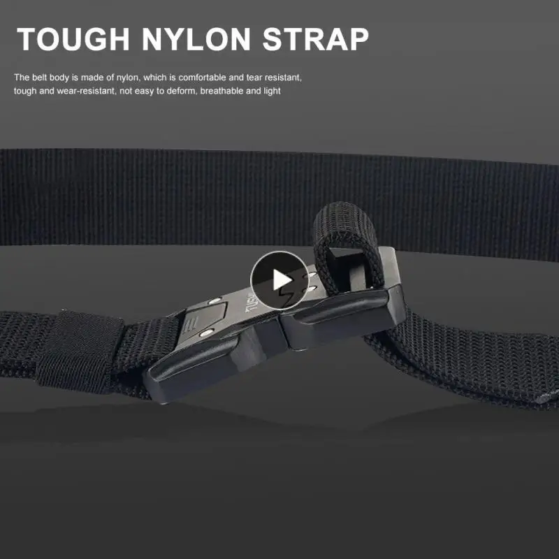 

Elastic Belt Hard Alloy Quick Release Buckle Tough Stretch Nylon Men's Military Tactical Belt Work Accessories Hunting Apparel