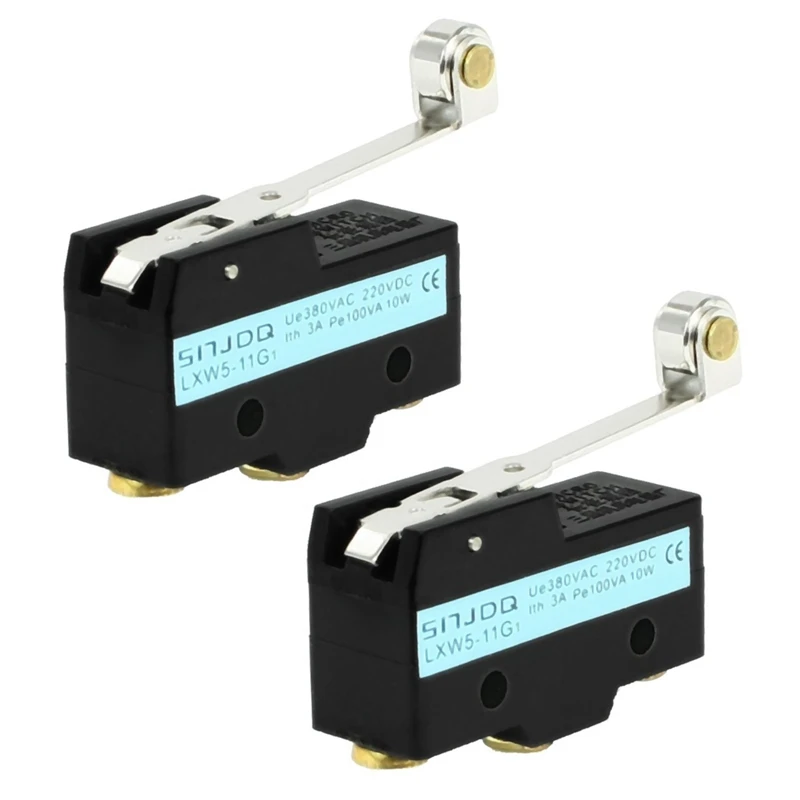

2X LXW5-11G1 Long Roller Hinge Normally Open/Close Micro-Lever Limit Switch