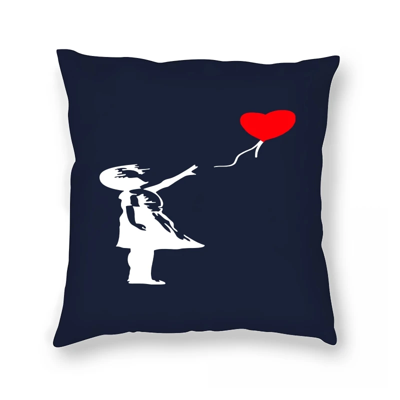 

Floating Balloon Guys Banksy Theres Always Hope Fashion For Pillow Case Casual