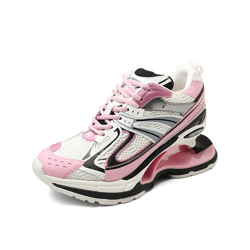 

Shock Absorbing Spring Dad's Shoes Women's 2023 Autumn New Breathable Increase Slim Sports Shoes Luxury Brand For Women's Shoes