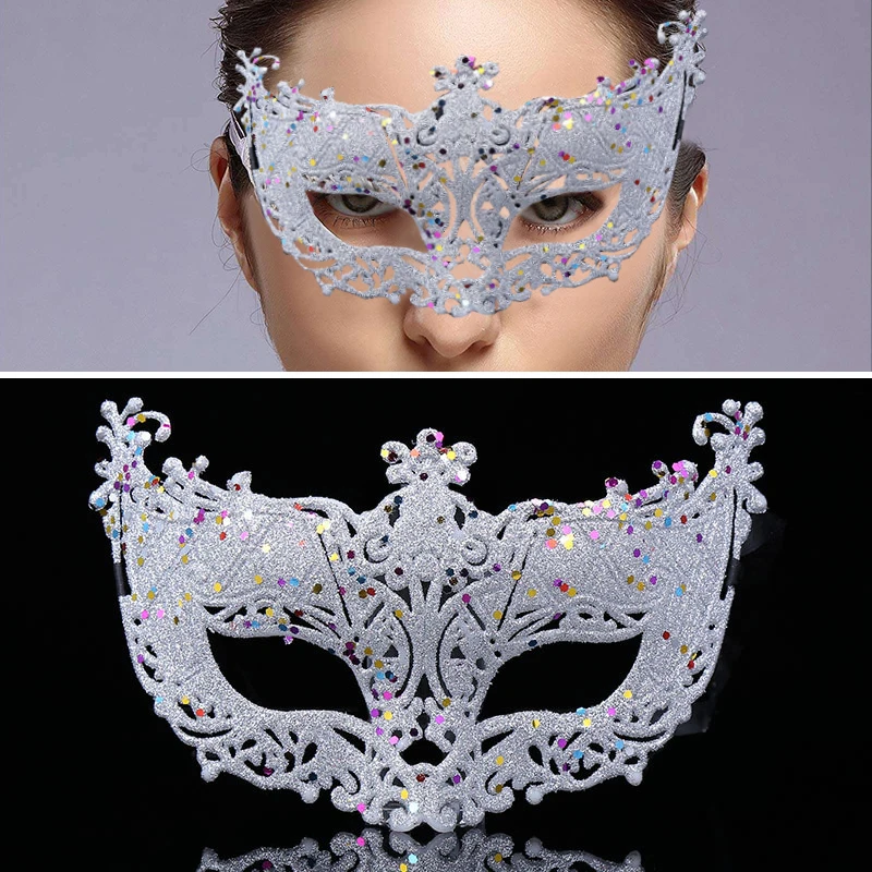 

Women Girls Sexy Fox Eye Mask Fashion Luxury Venetian Masquerade Mask for Fancy Dress Christmas Halloween Party Makeup Masks