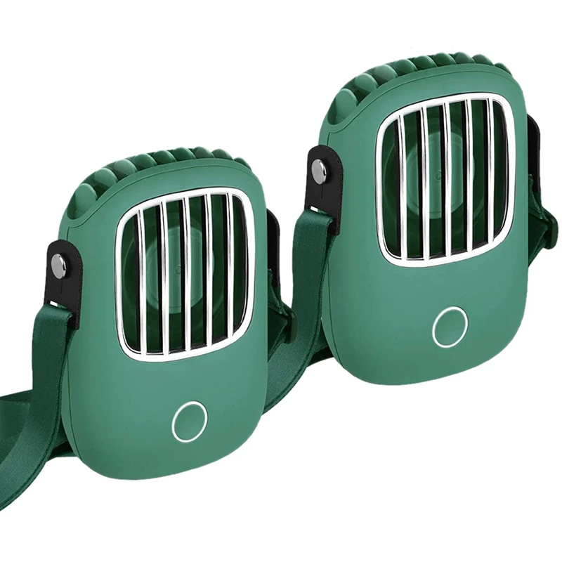

Portable Mini Fan Rechargeable Handheld Fan USB Personal Battery Operated Neck Fans Hand-Free For Outdoor Household