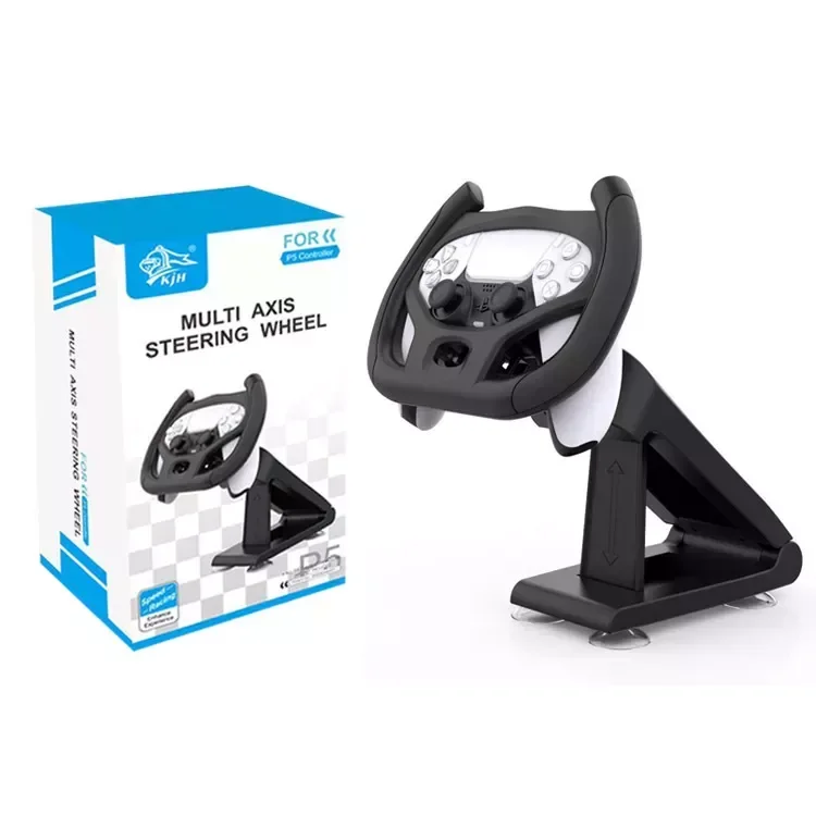 

Professional Gaming Steering Wheel for PS5 Car Racing Games Handle with Bracket Electronic Machine Accessories