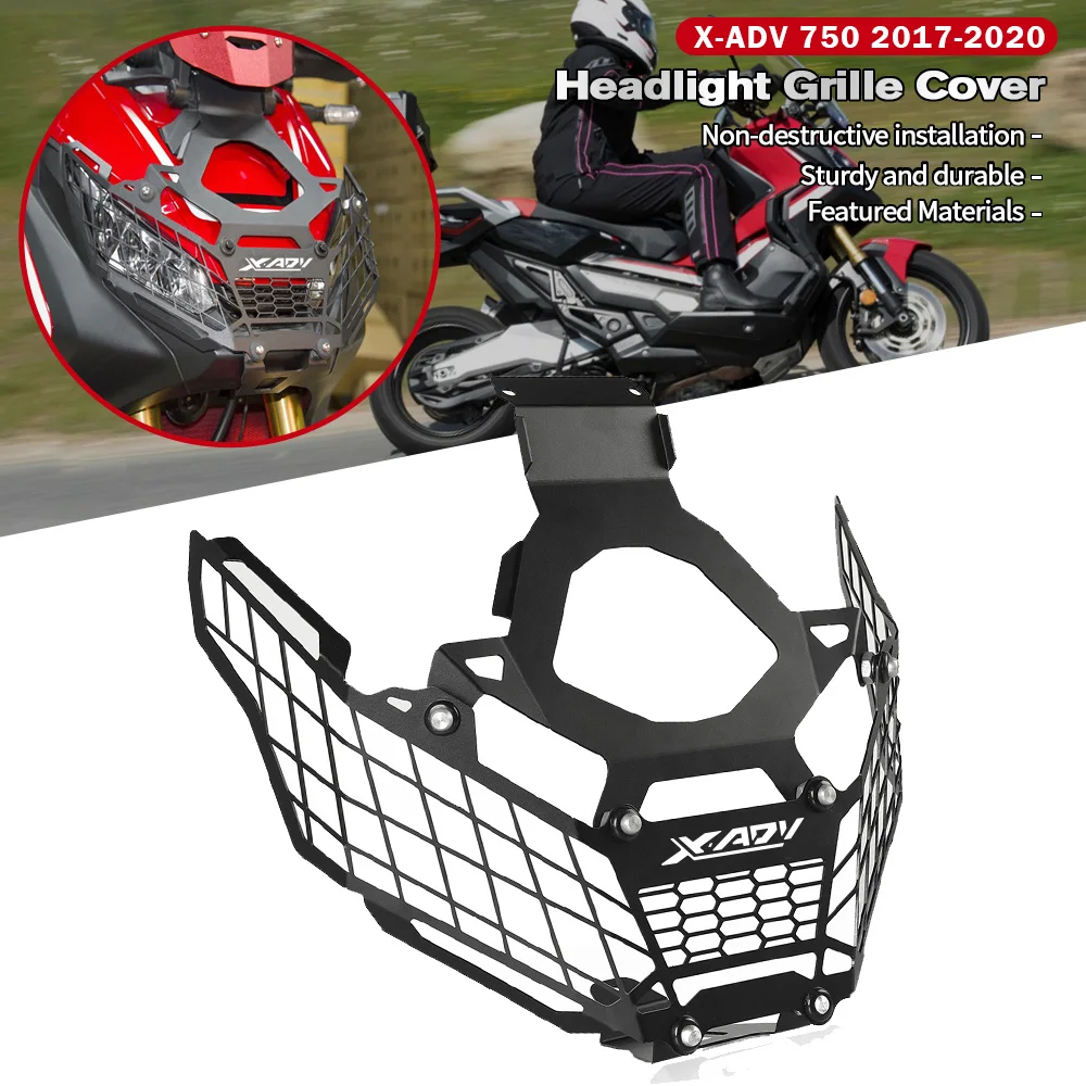 

Motorcycle Headlight Guard Protector Grille Grill Cover Lamp Cover FOR HONDA X ADV750 XADV 750 X-ADV 750 2017 2018 2019 2020