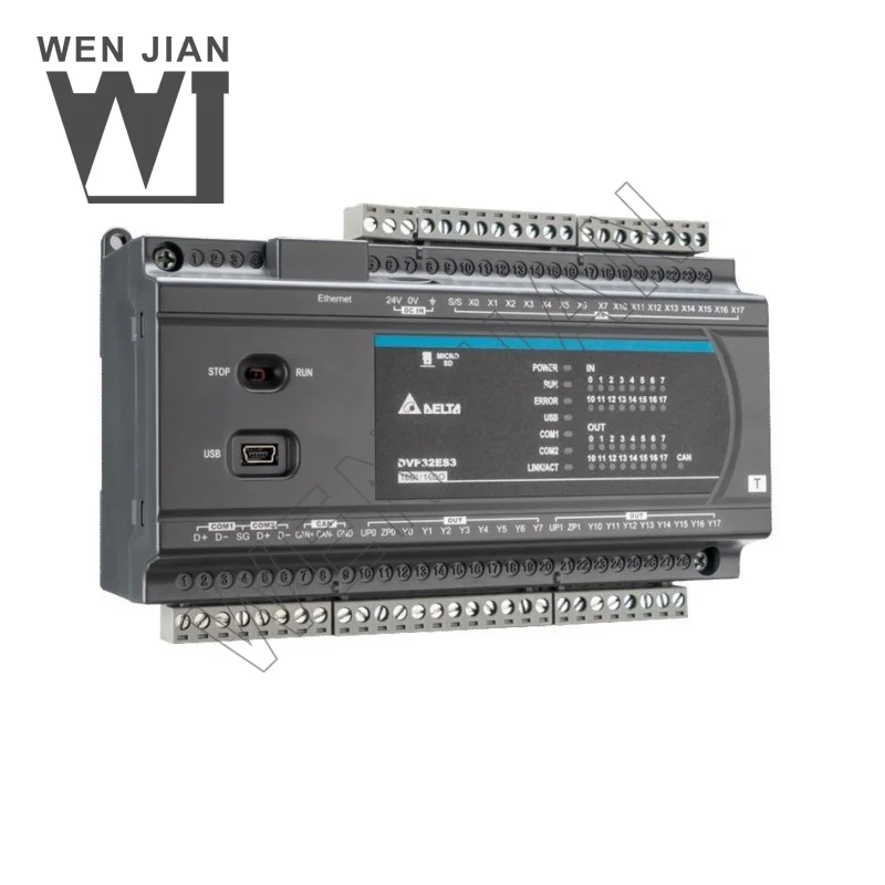 

Delta Plc DVP-ES3 Serie DVP32ES311T Controller Ethernet Canopen Unit Module