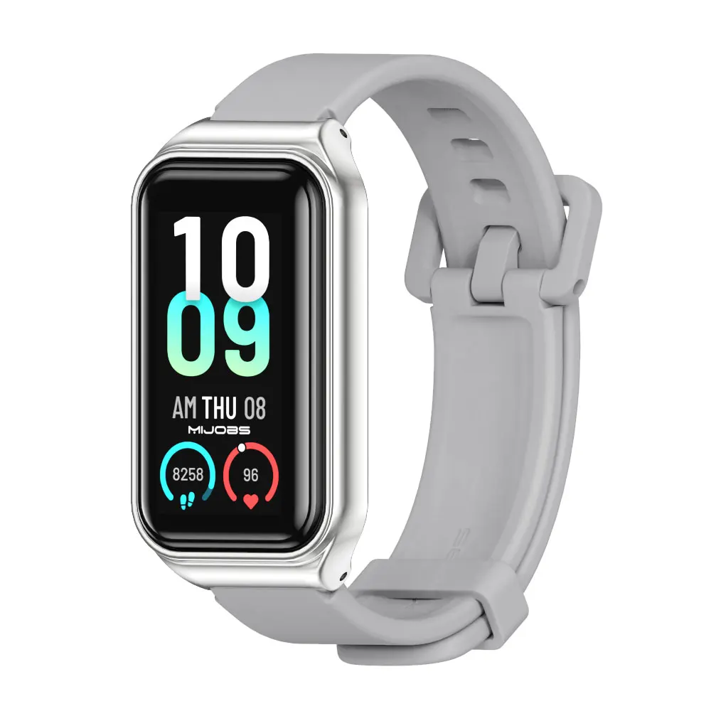 Ремешок силиконовый для Amazfit Band 7 сменный мягкий водонепроницаемый браслет часов