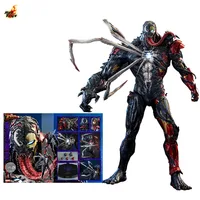 In Stock 100% Original Hot Toys AC04 SPIDER MAN VENOMIZED Iron Man 1/6 Movie Character Model Art Collection Toy Gift