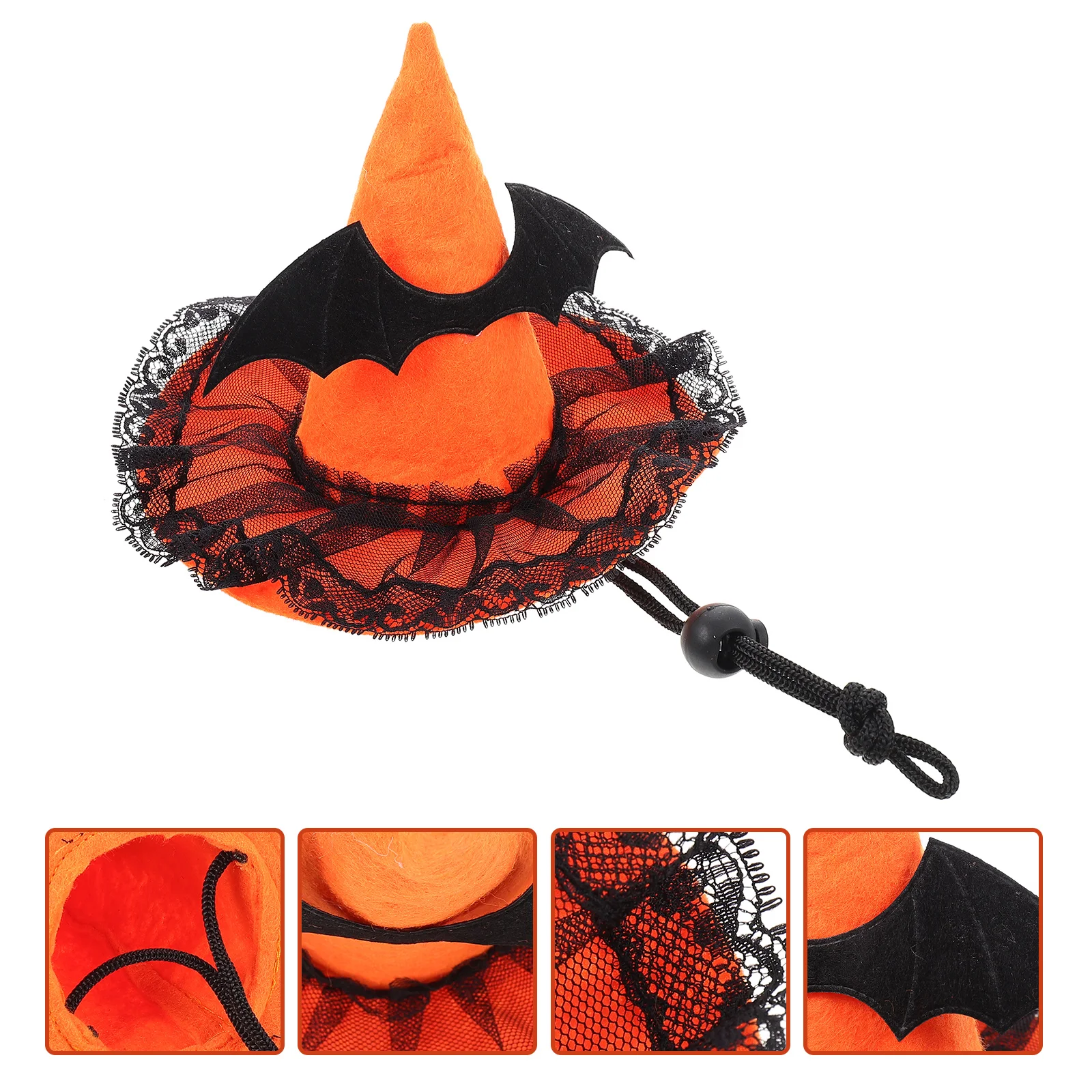 

Pet Hat Dog Cat Party Costume Hats Cosplaywitch Pumpkin Accessories Kitten Headwearcone Apparel Puppy Headdress Costumes