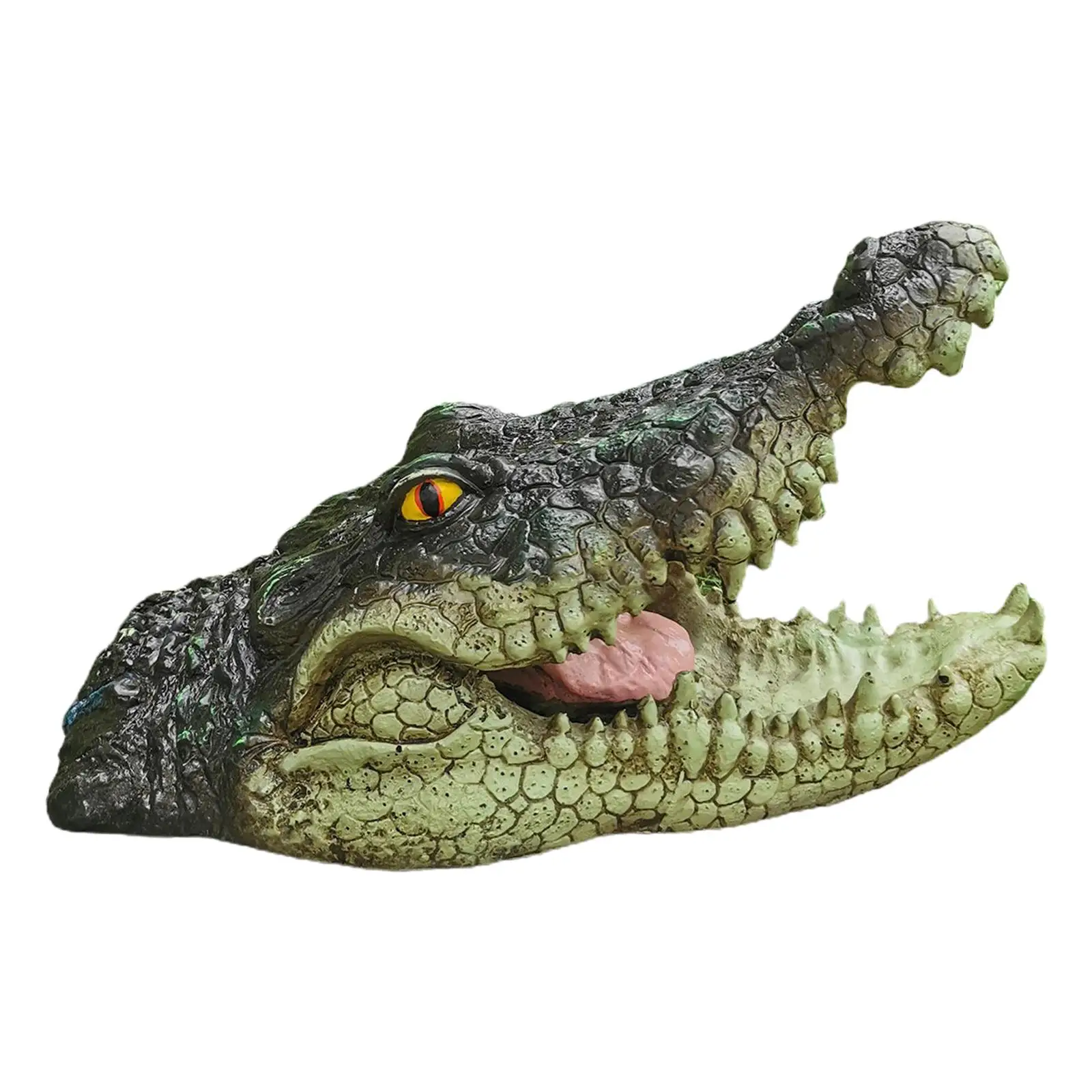 

Floating Crocodile Decoy Novelty Goose Duck Control Animals Decorations Garden Statues Ornaments for Swimming Pool Yard Art Pond