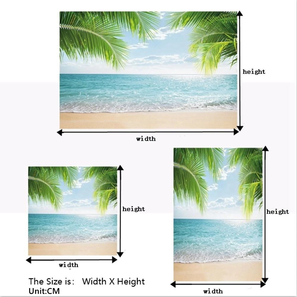 Фон для фотосъемки с изображением русалки ярких Рыбьих Хвостов морских ракушек