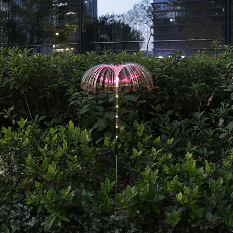 

Optic Jellyfish Waterproof Fiber Street Lamp Jellyfish Light Led Floodlight Patio Villa Yard Decor Outdoor Lawn Lights