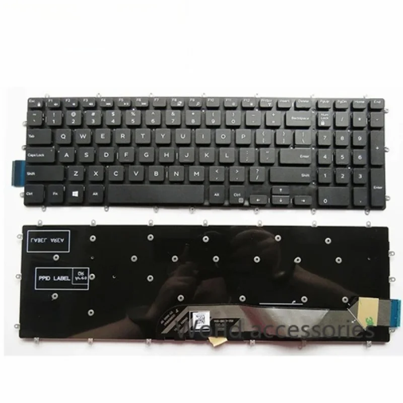 Клавиатура для ноутбука США для DELL Inspiron15-7000 7566 7567 7568 7577 5577 7587 7570 7580 5567 3580 3581 3582 3583 3584 3585 с подсветкой (art.: 3920c66cfbe84) - 3920c66cfbe84