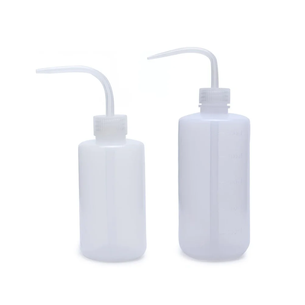 

2 Pack Flower Succulent Watering Bottle Plastic Bend Mouth Watering Cans Squeeze Bottle--250ML and 500ML