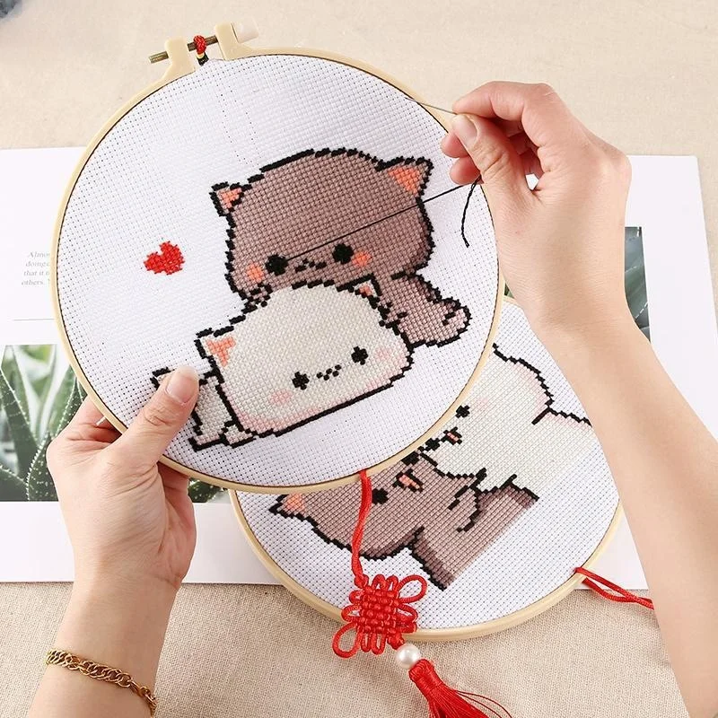 

DIY Cross-Stitch Starter Set: A Complete and Easy-to-Follow Craft Kit for Embroidery Enthusiasts Cross Stitch Kits