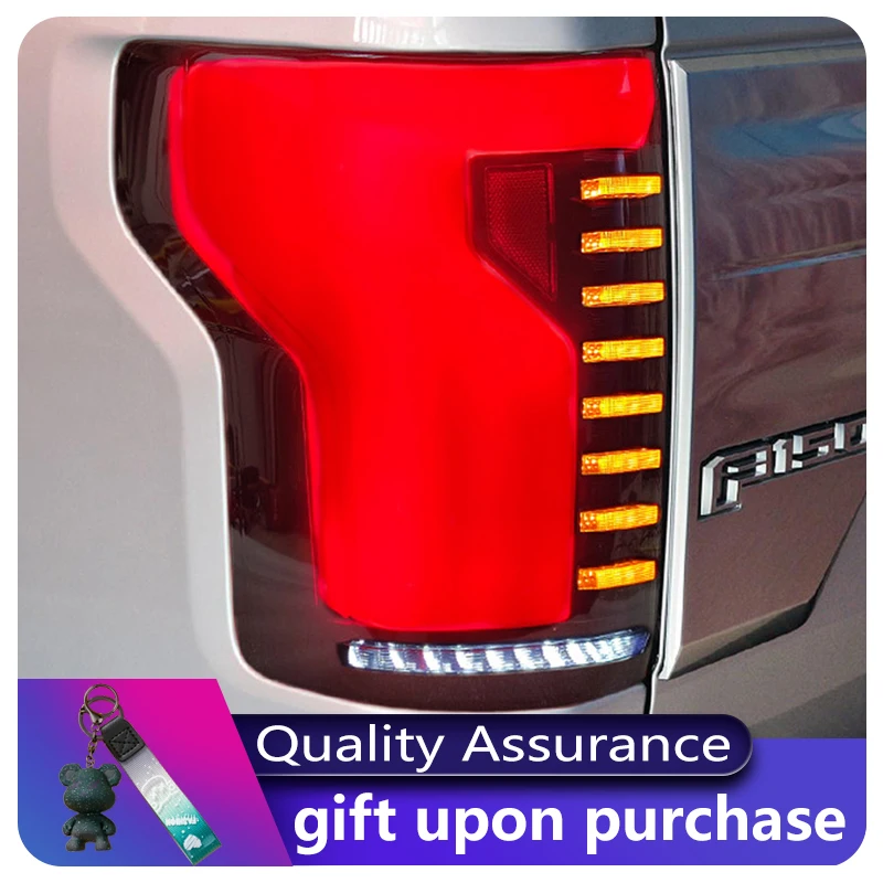 Пара задних фонарей для Ford Raptor F150 F-150 2015-2021 светодиодный DRL задний фонарь