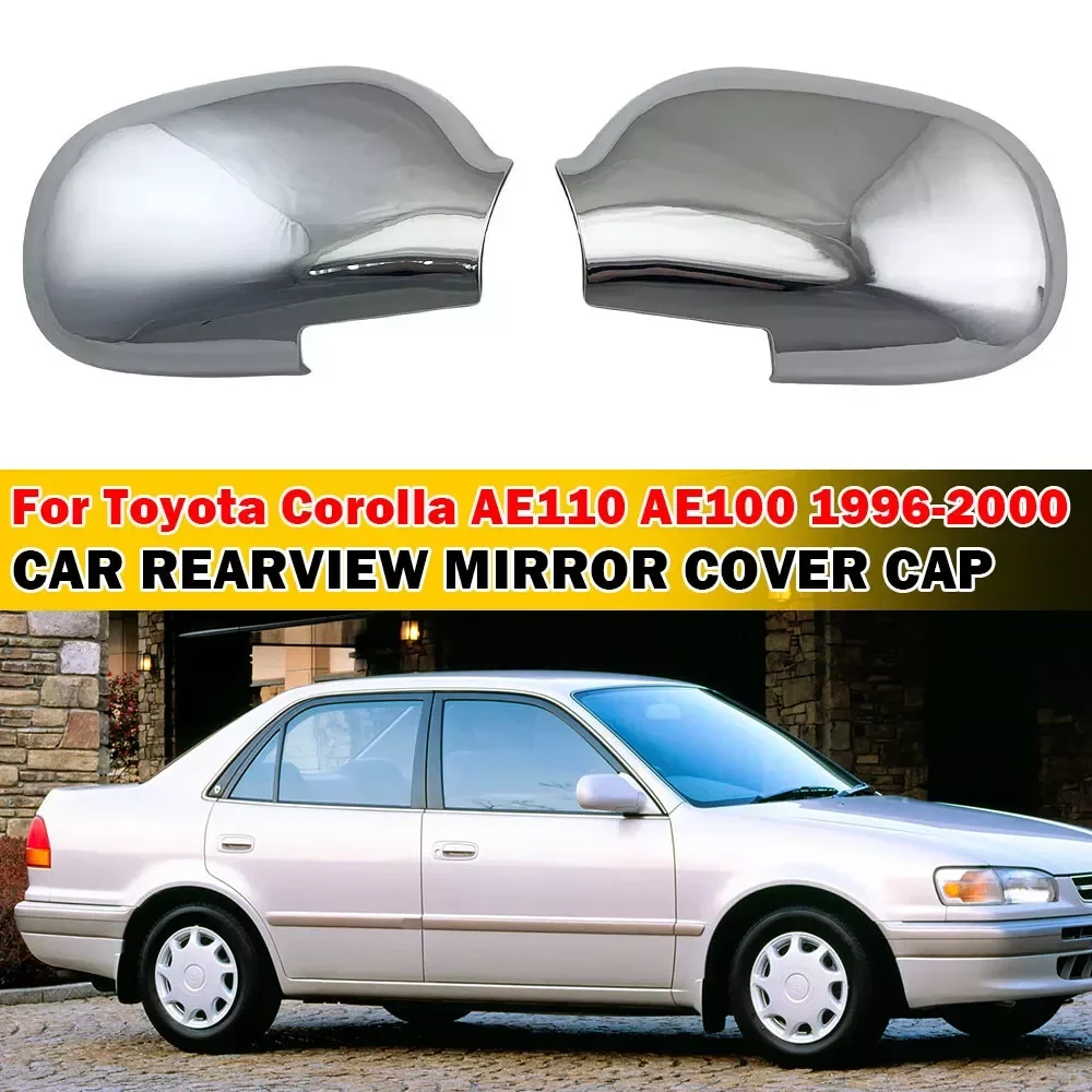 

Для Toyota Corolla AE110 AE100 1996-2000 Автомобильная наклейка на боковое зеркало заднего вида, крышка крыла, наружная дверь, отделка корпуса заднего вида