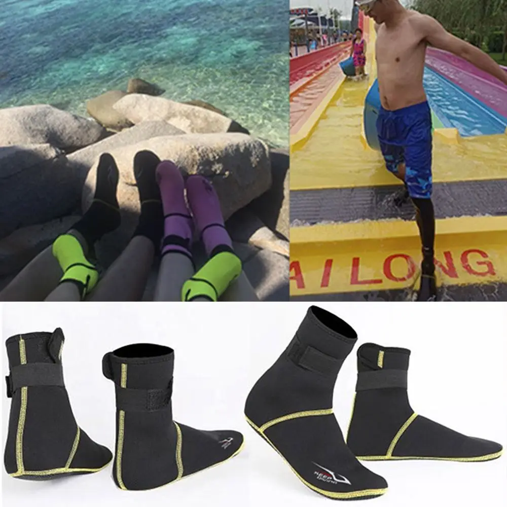 

Black Snorkeling Neoprene Surfing Socks Water Shoes Diving Swimming