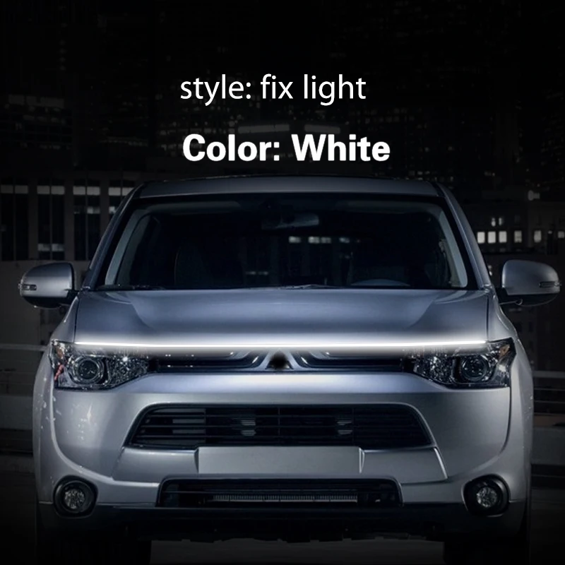 

1 шт. светодиодные дневные ходовые огни DRL, водонепроницаемая противотуманная фара для Mitsubishi Outlander 2013-2020, универсальная декоративная лампа окружающего света