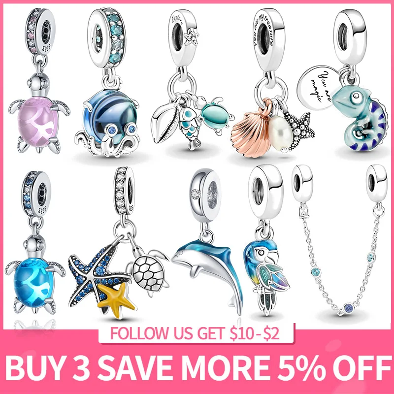 Серебряные Подвески plata из серебра 925 пробы бусины с воздушным шаром подходят для