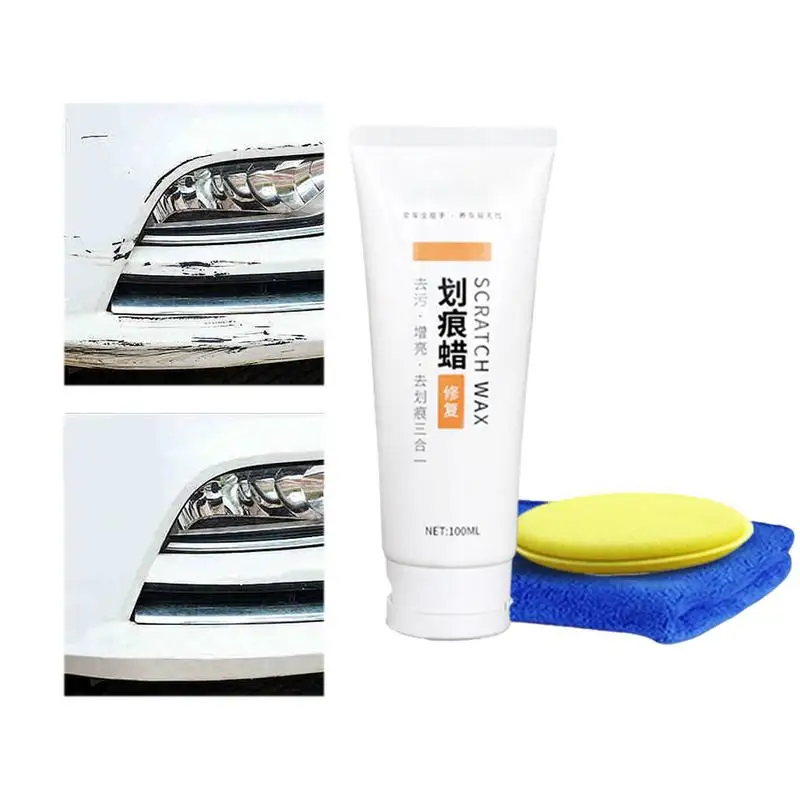 

Premium Car Car Anti-Scratch Wax Auto Body Paint Instant Repair Wax 100ml Scratch Repair Agent Vehicles Compound Polishing Kit