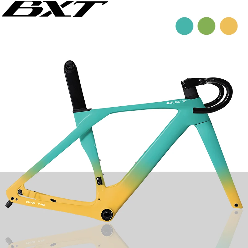 Фото Дисковый тормоз BXT с карбоновой рамой Max 700*32C AERO, рама шоссейного велосипеда BSA T47, полный внутренний трос с рулем DI2 №4