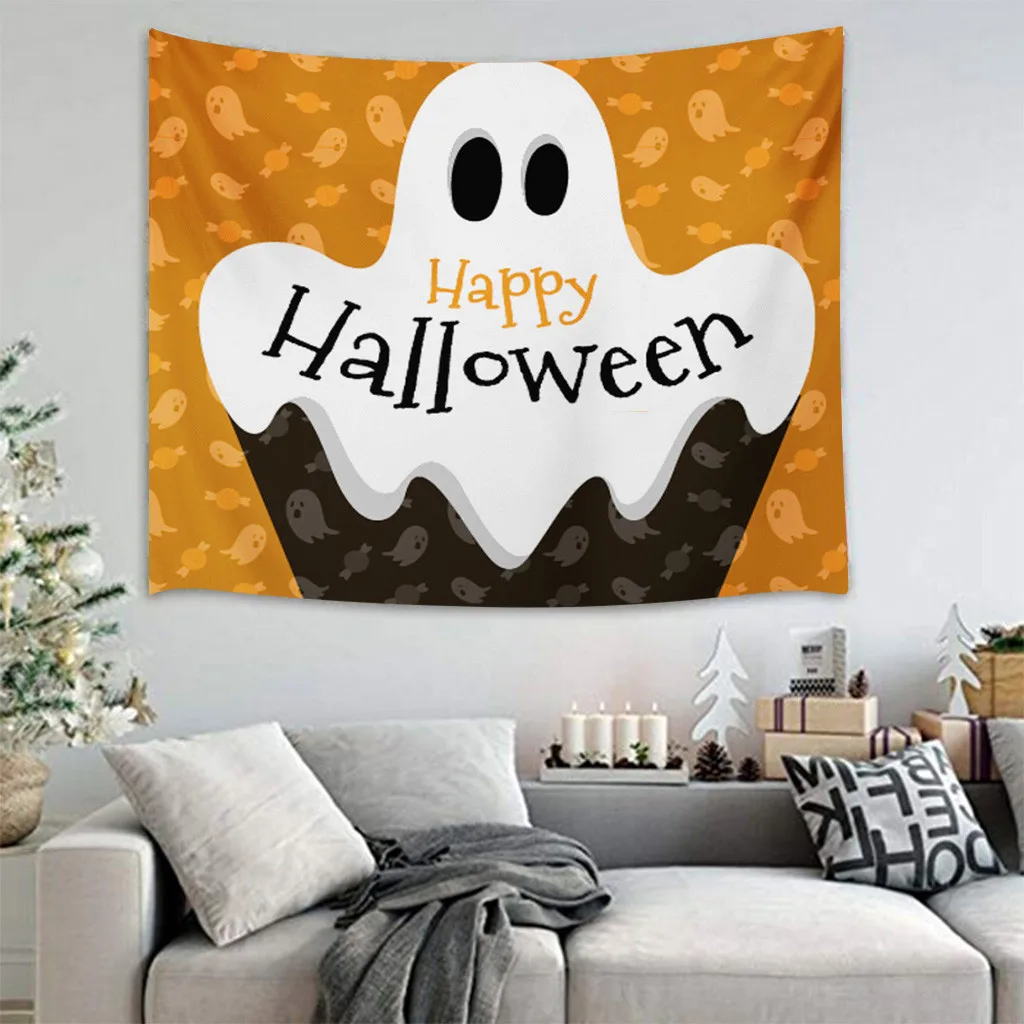 

Tapestry Pumpkins Wall Decoration Art Hanging Print Home Tapestry Halloween Tree Rectangle Tapestry Rectangle Tapestry Vertical