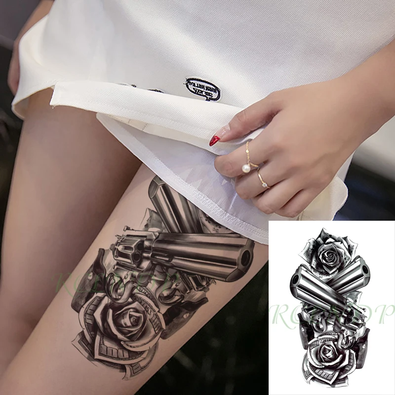 Водонепроницаемая Временная тату-наклейка со звездами и буквами английское