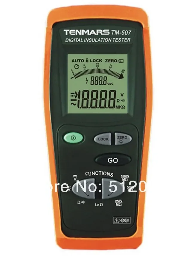 НОВЫЙ тестер изоляции Tenmars TM-507, автоматический диапазон: 250 В500 В1000 В (art.: 3920d26eed286) - 3920d26eed286