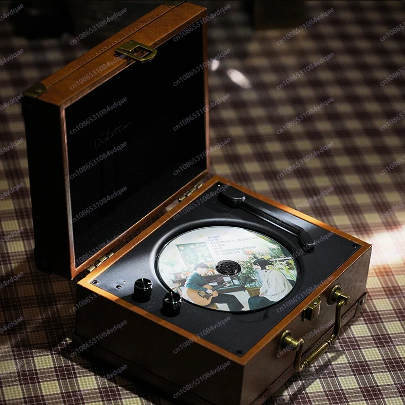 Высококачественный портативный ретро-проигрыватель CD Voice of Berlin аудиоальбом