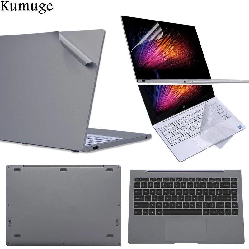 

Laptop Sticker for Xiaomi Mi Notebook Air 12.5 13.3 Pro 15.6 Full Set Body Vinyl Decal Computer Skin for Xiaomi +Keyboard Cover