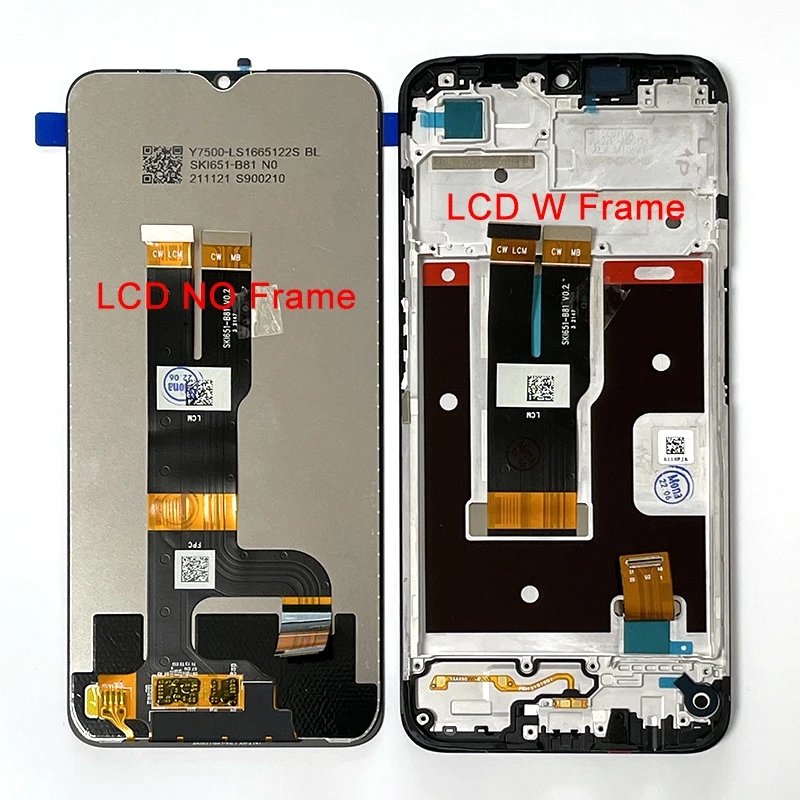 

Original New For OPPO Realme C31 RMX3501 LCD Display Screen Frame Touch Panel Digitizer For Realme C35 RMX3511 Display Replace