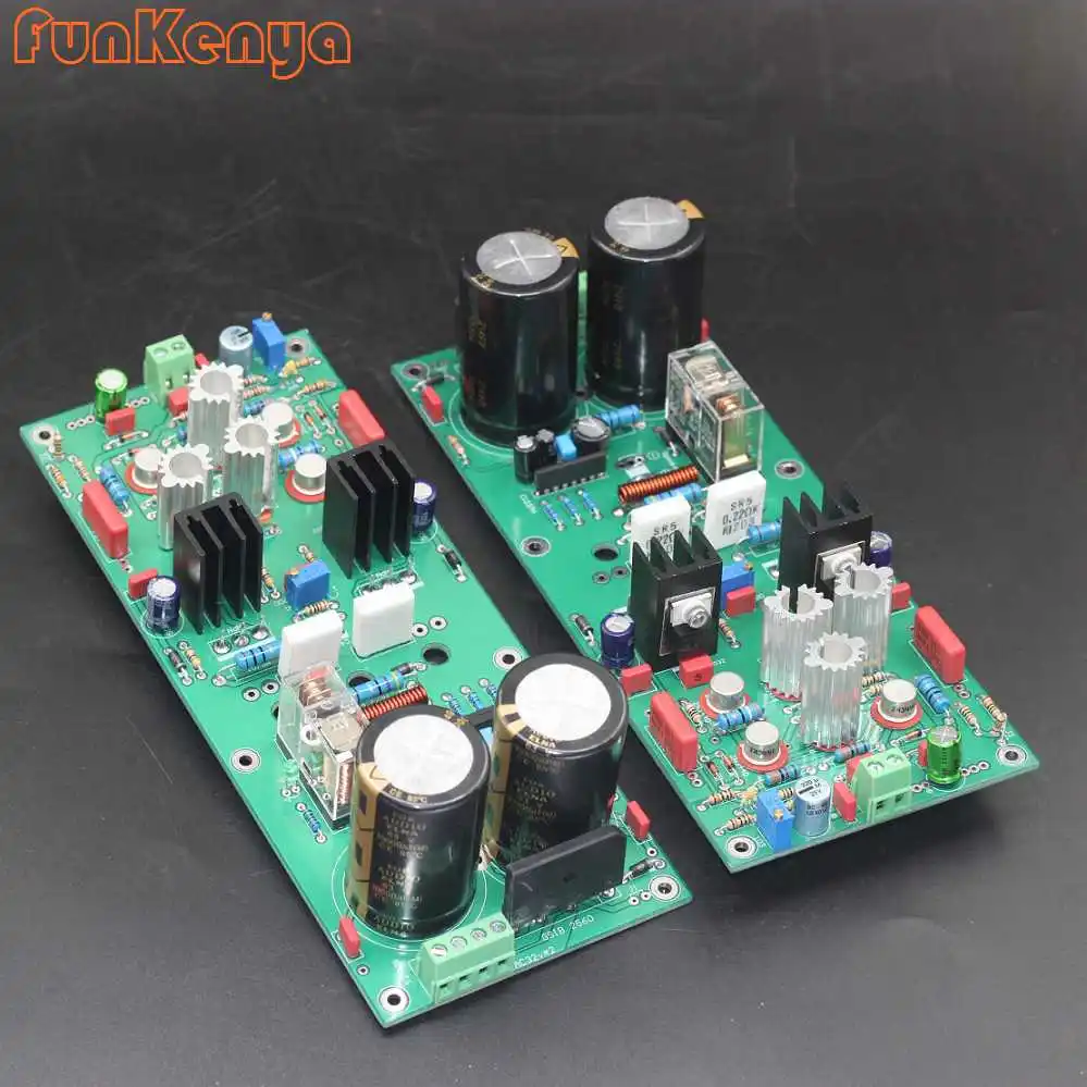 

Двухканальная Плата усилителя мощности FM300 100 Вт * 2 C5200 ON4281 Плата усилителя