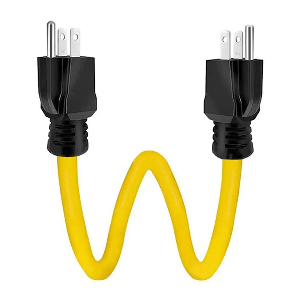 3-зубчатый штекер 12AWG 125 В двойной удлинитель адаптер для генератора передачи