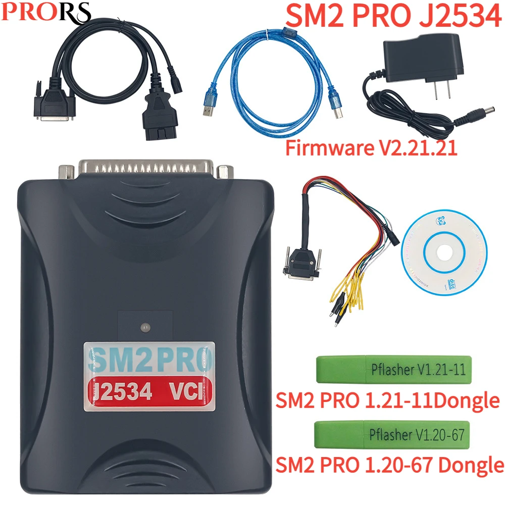 Программатор ECU SM2 PRO J2534 VCI PCM, скамейка для чтения и записи, программатор ECU 67 в 1 V1.20 EEPROM, обновленная версия OBD, аппаратный инструмент для ПК