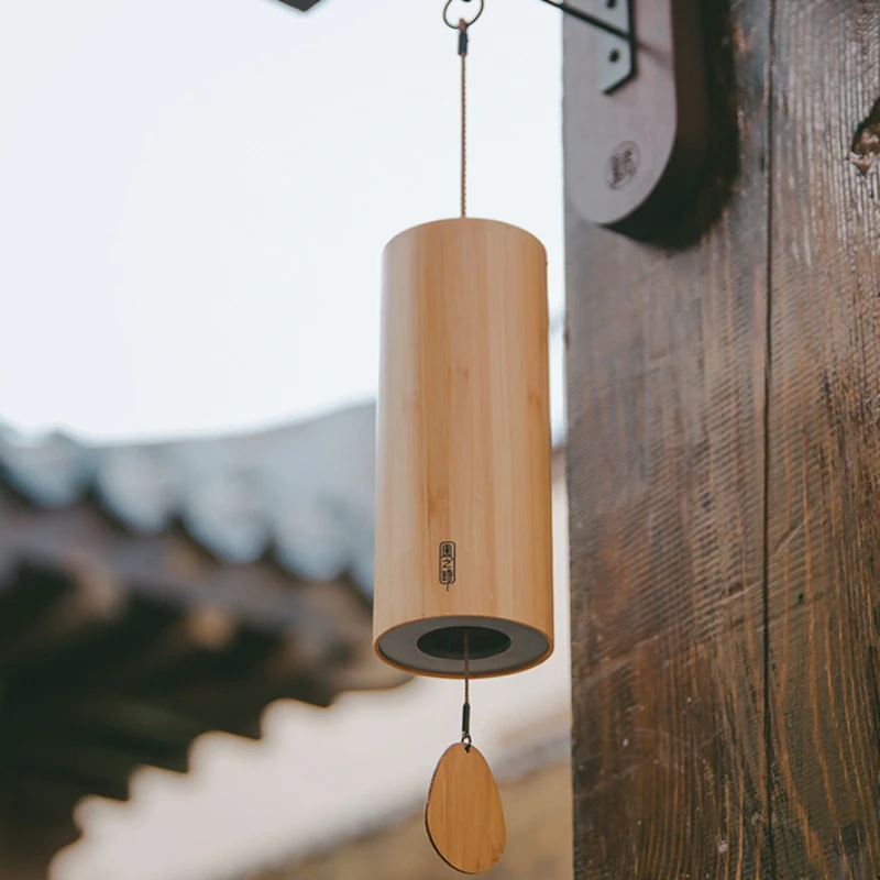 

Ландшафтные деревянные ветряные колокольчики, японские уличные колокольчики ветра для медитации, Ударные музыкальные инструменты, аксессуары, восстанавливающие звуки