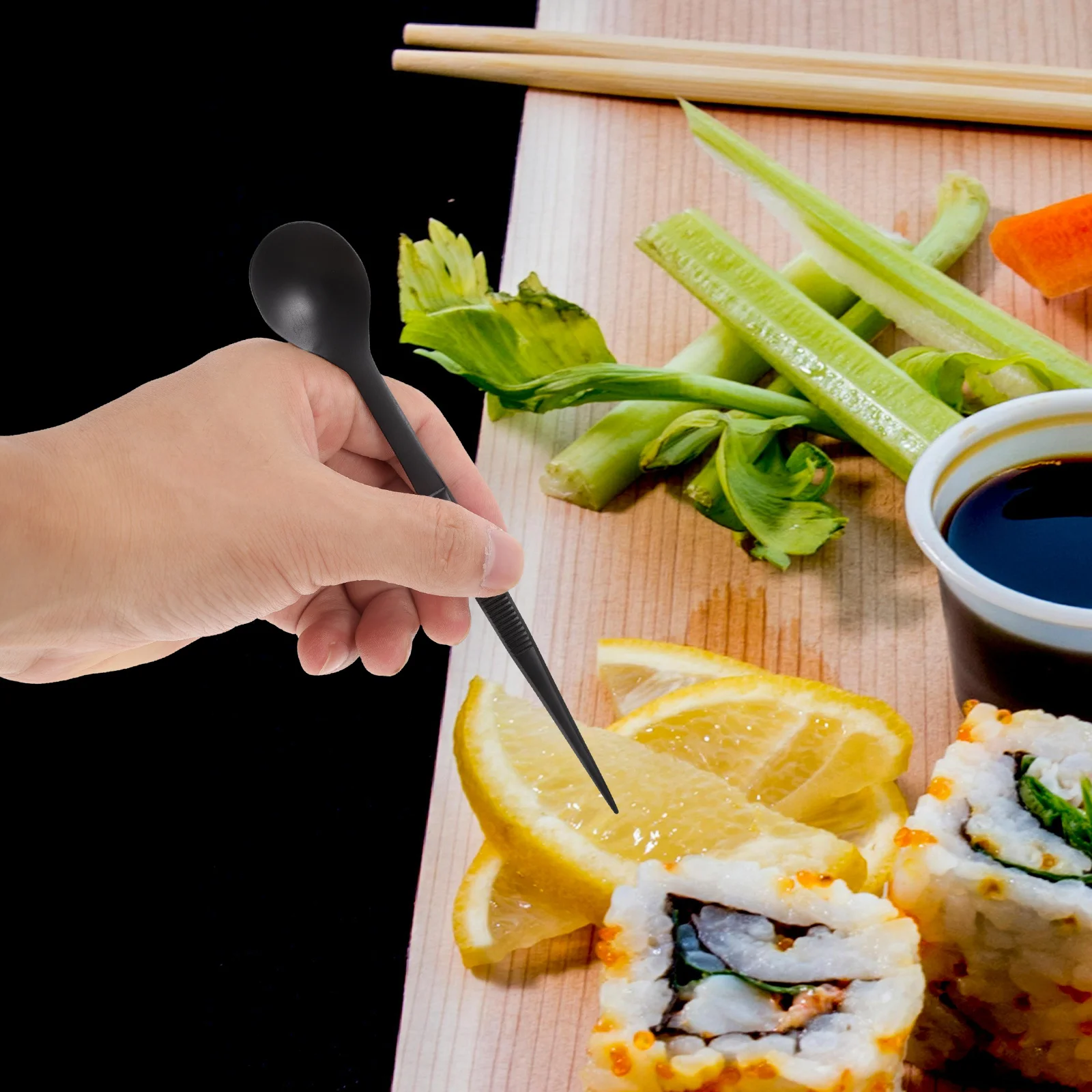Ложка для испытания на вкус из нержавеющей стали пинцет ложки дегустации по