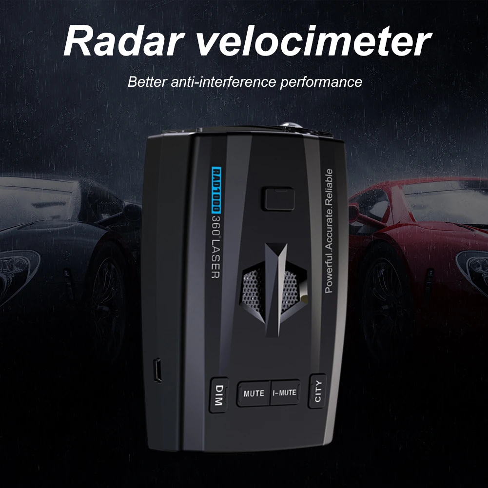 

Автомобильный радар RAD1000, детектор скорости с голосовым оповещением