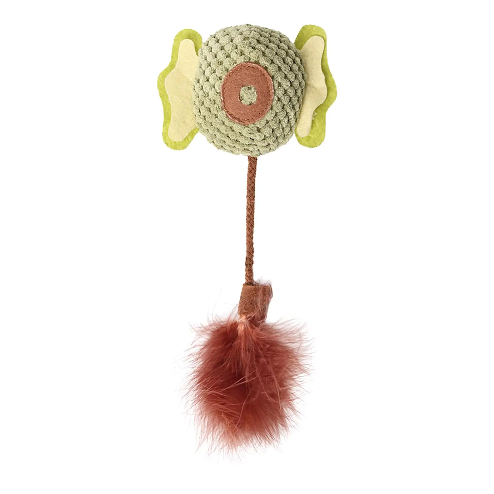 Ball Bite Resistant With Bell Inside Dog Toys Squeaky Ball For Medium Large Cats Puppy Kitten Small Animals Indoor Cats