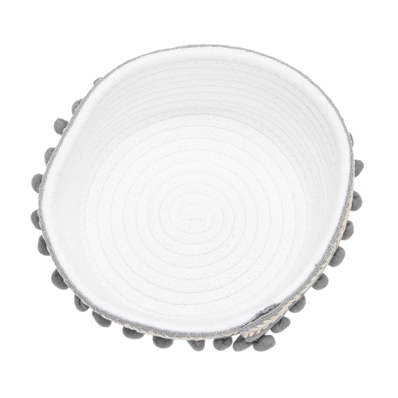 Акция! Хлопковая веревка в виде шара рабочая корзина для хранения косметики