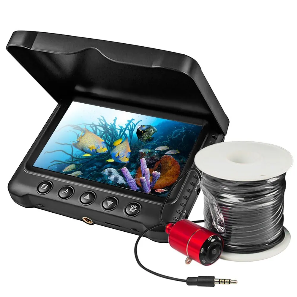 5-дюймовый LCD Подводная Рыбалка Портативный Водонепроницаемый подводный 1200TVL