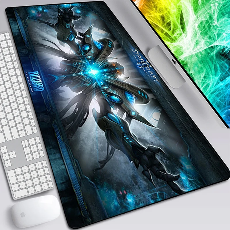 

Коврик для мыши в стиле аниме для геймеров Starcraft, аксессуары для игровых ноутбуков и компьютеров, резиновый коврик для настольного компьюте...